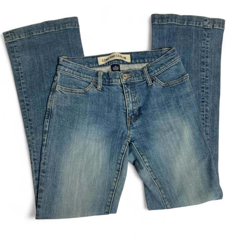 Gap Long and Lean Low Rise Flare Jeans